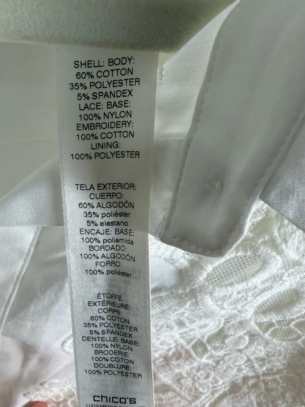 Chicos crisp white